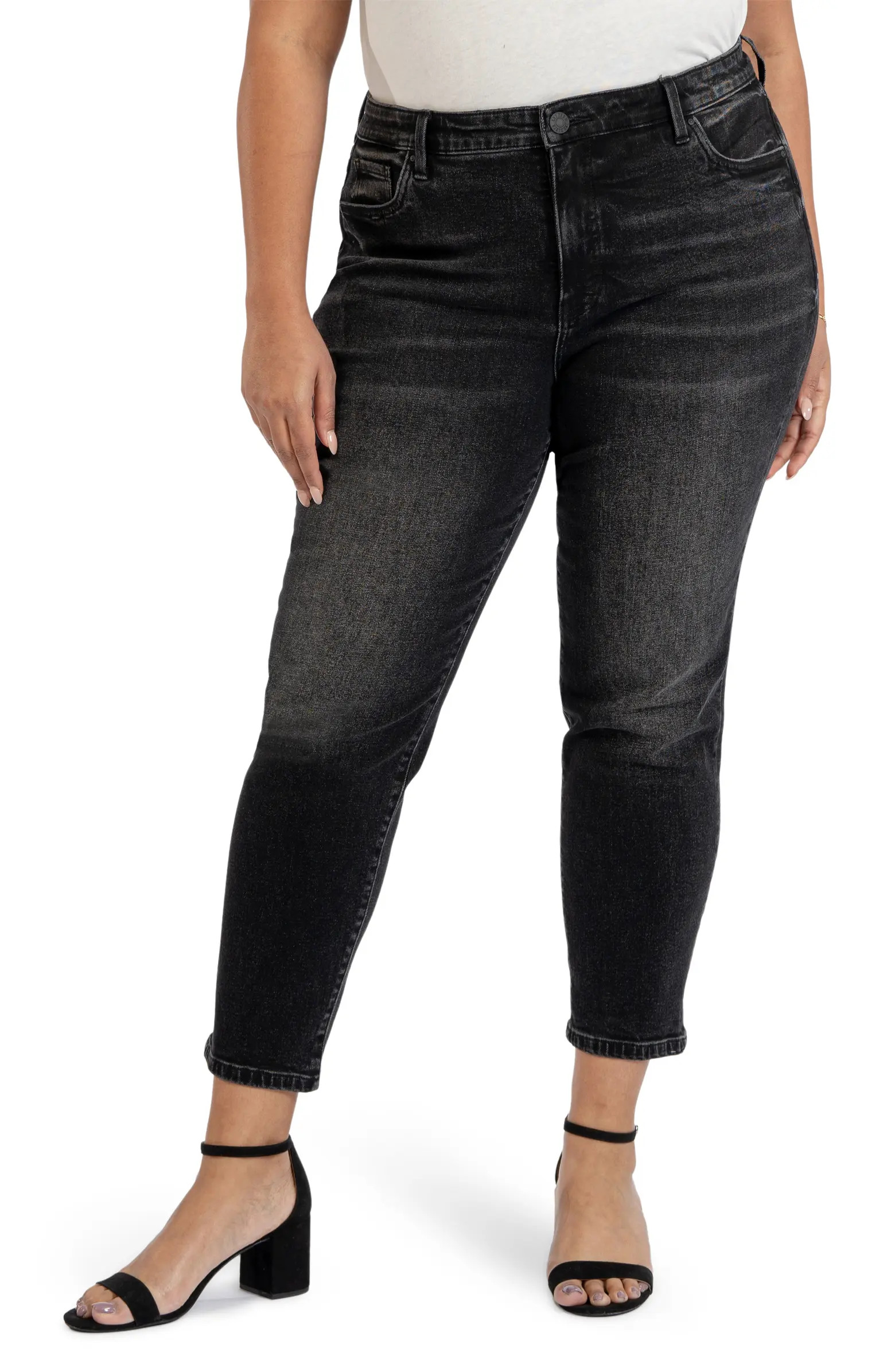 Reese Fab Ab High Waist Straight Leg Jeans | Nordstrom