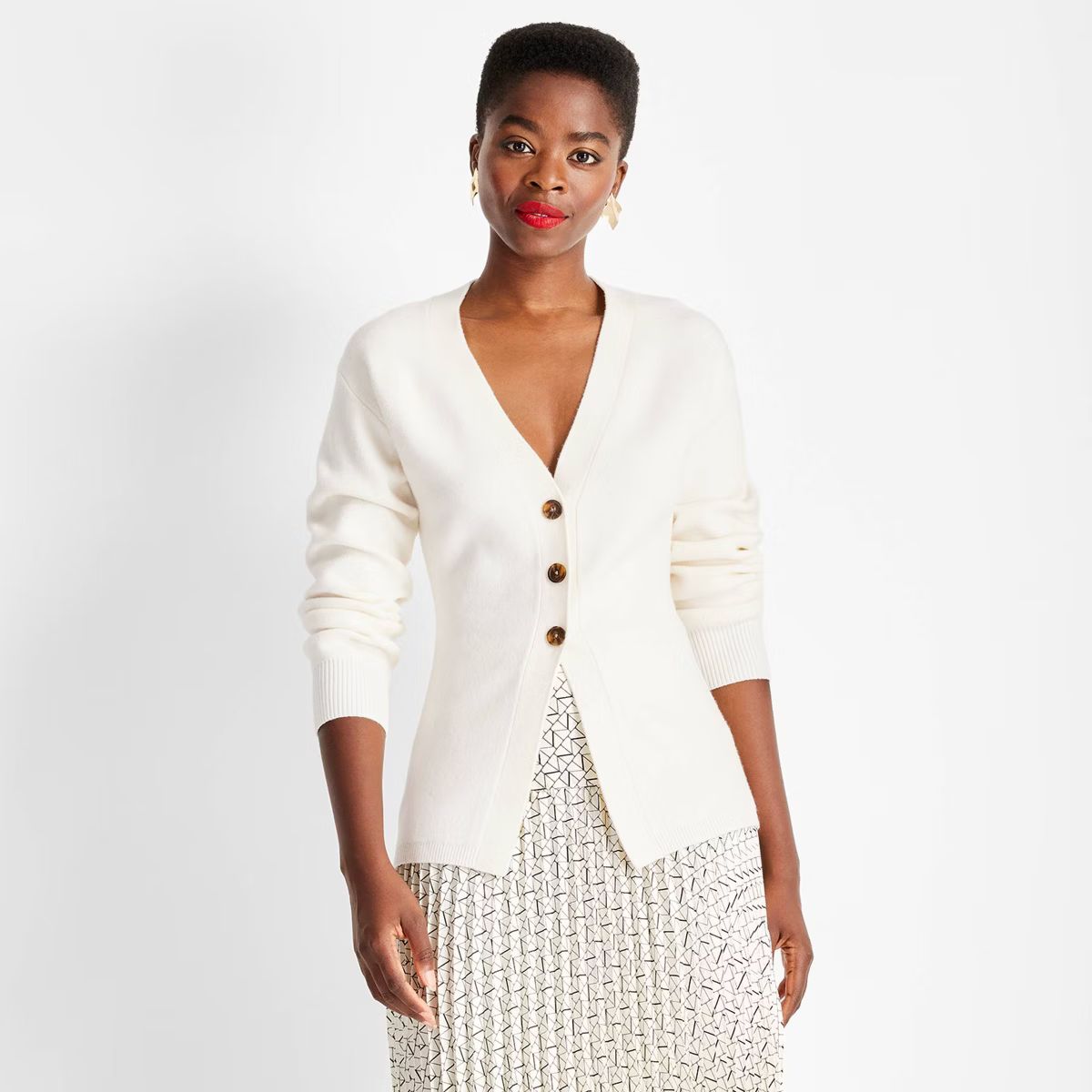 Women's Nipped Waist Cardigan - Future Collective | Target