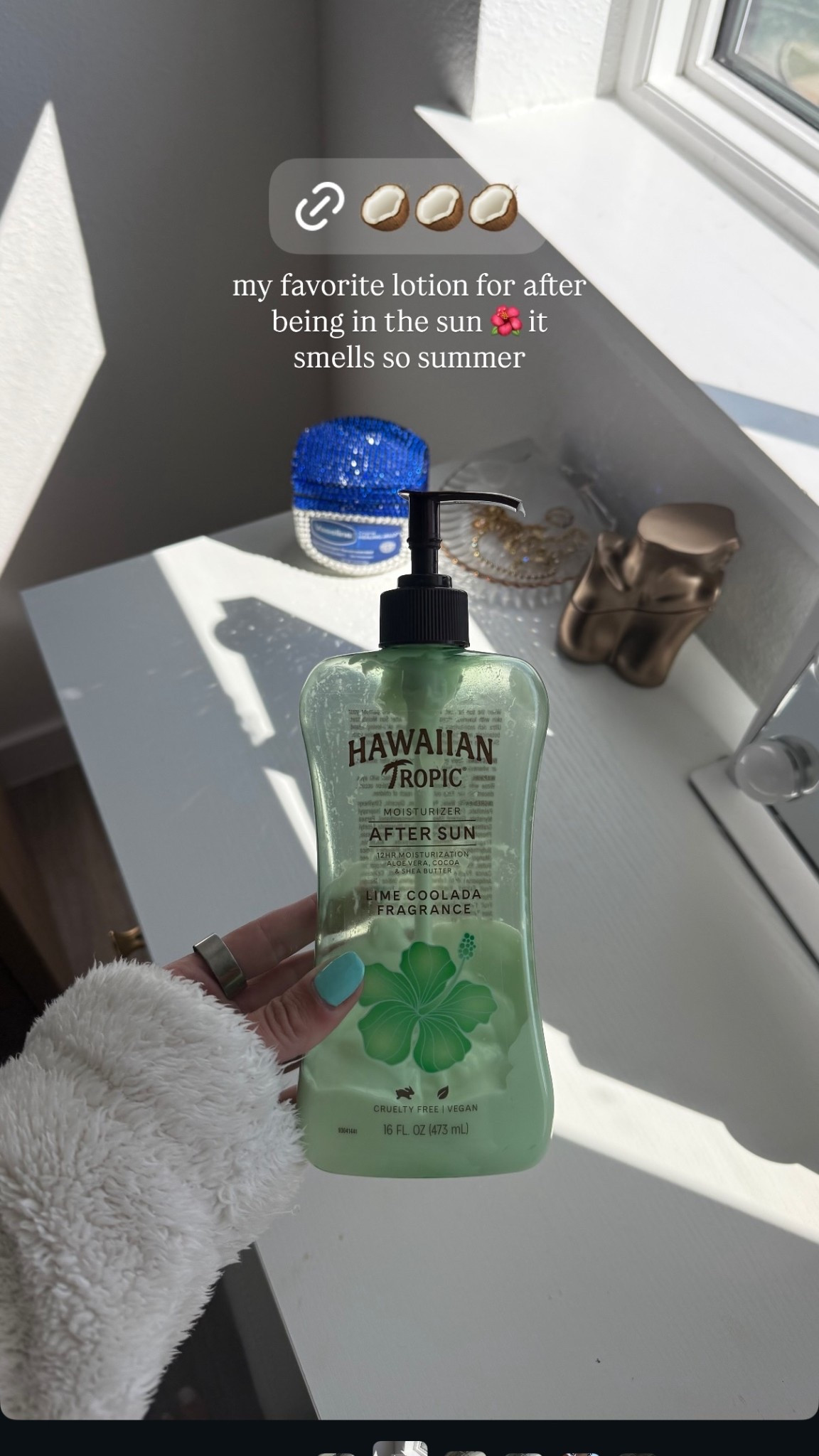 the best aftersun lotion to lock in your tan 🥥🌴🌺


