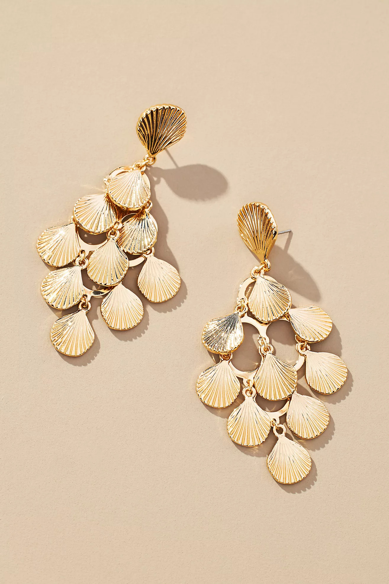 Shell Scallop Drop Earrings | Anthropologie (US)
