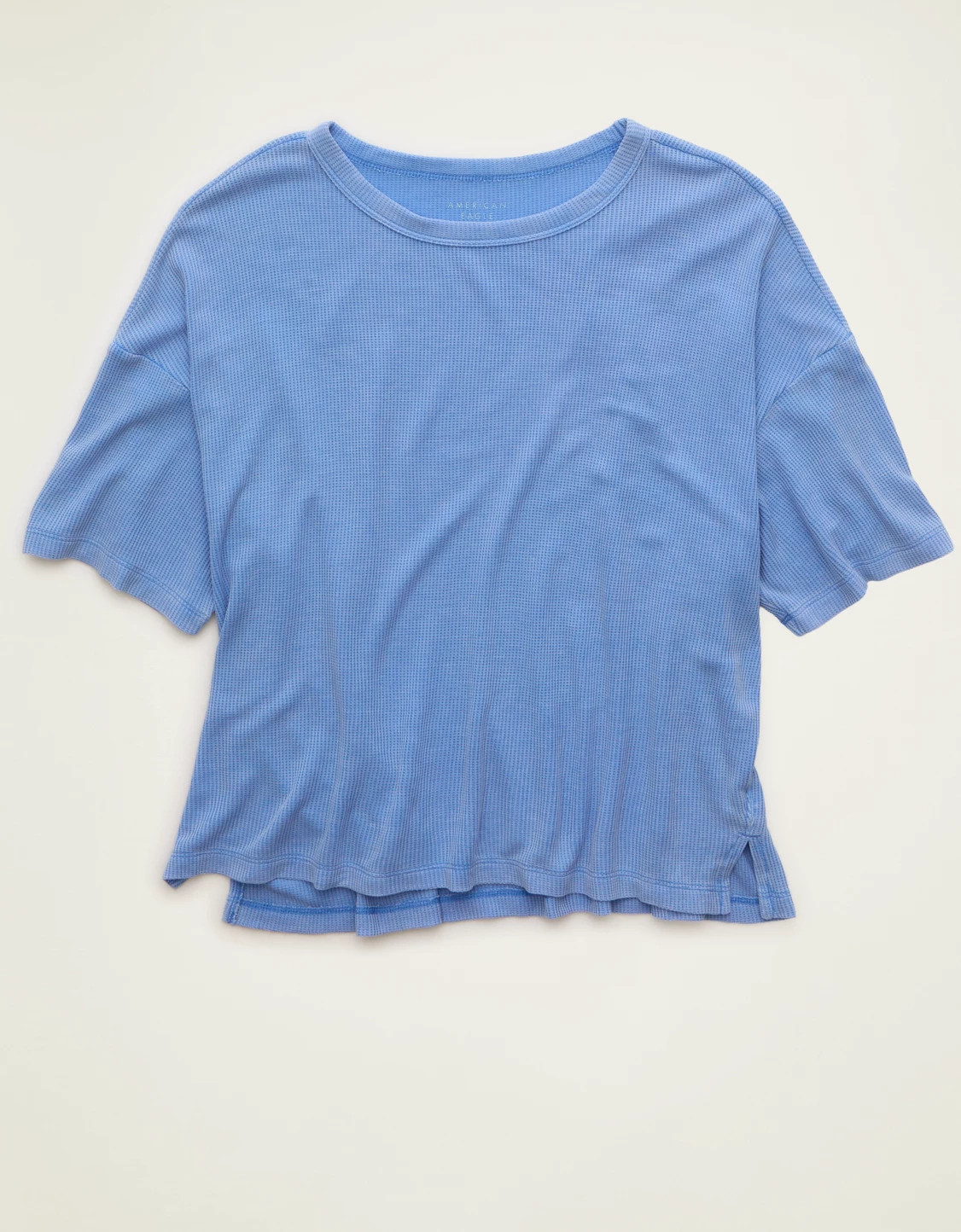 AE Soft & Sexy Waffle Crew Neck Tee | American Eagle Outfitters (US & CA)