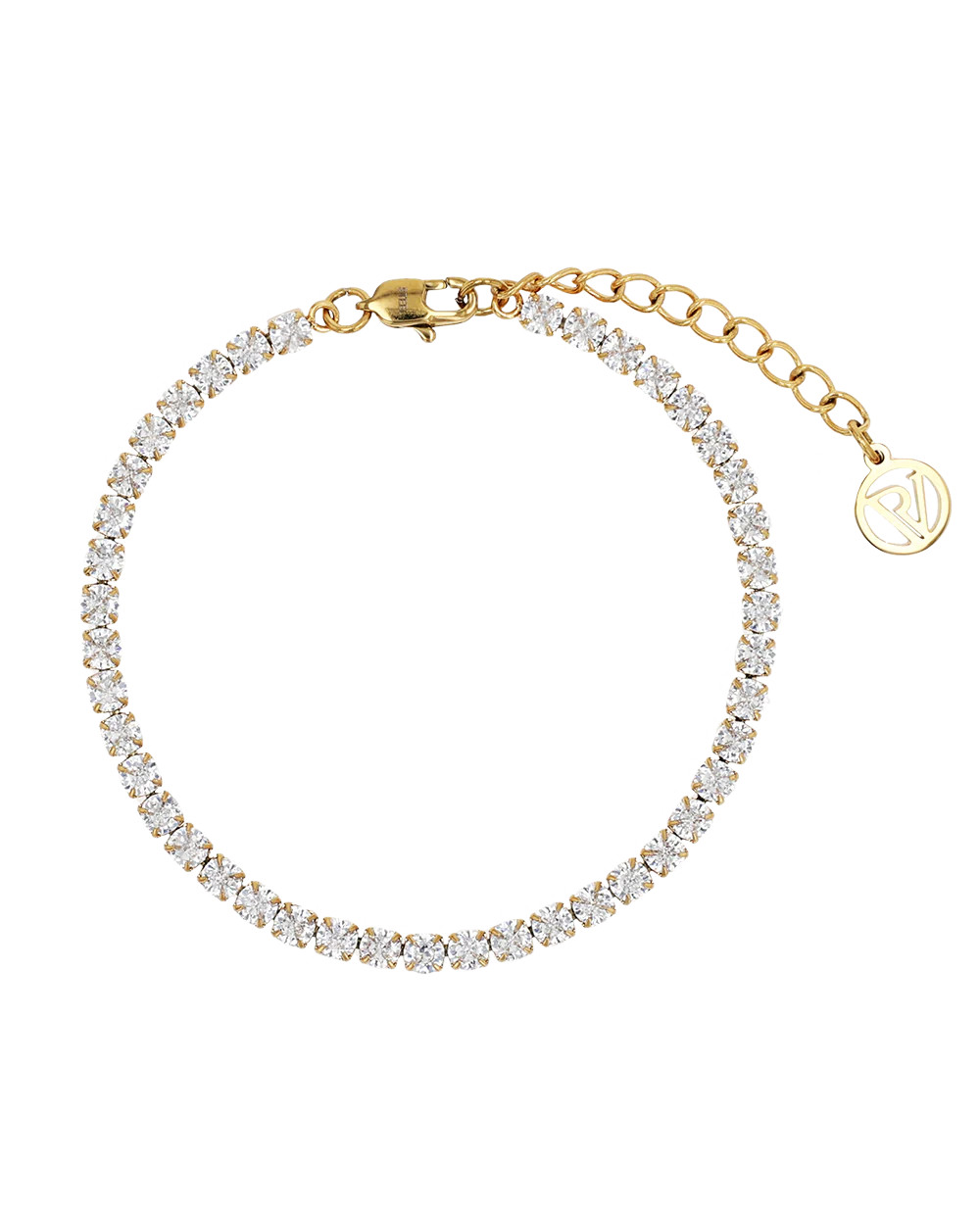 Sparkling Tennis Bracelet 18K Gold Plated | Paul Valentine