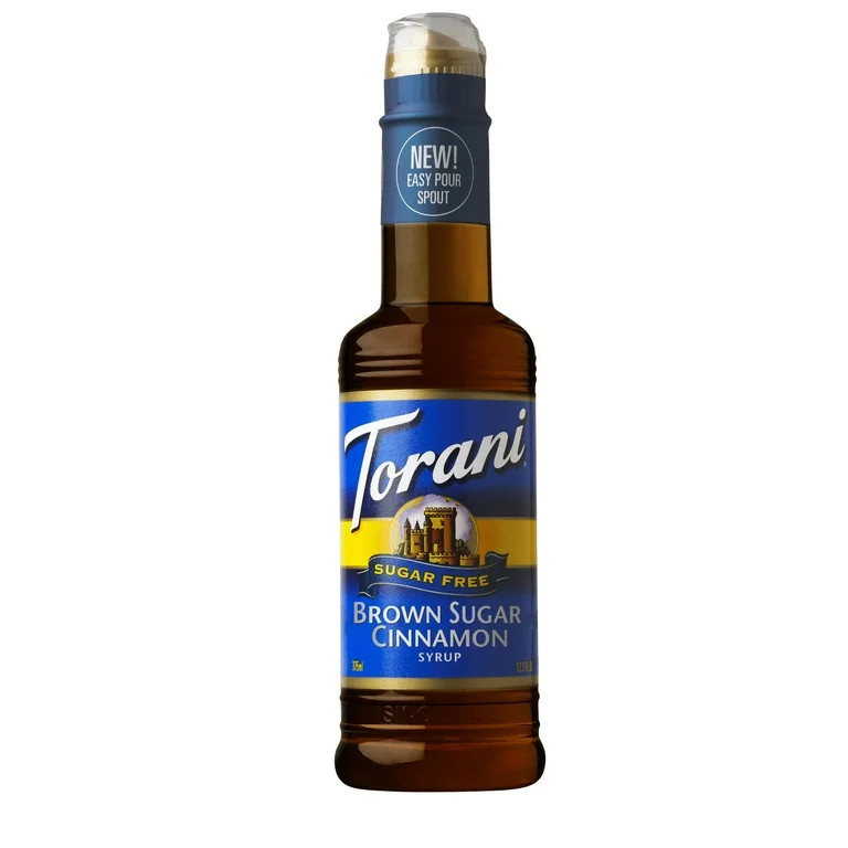 Torani Sugar Free Brown Sugar Cinnamon Syrup, Zero Calorie, Authentic Coffeehouse Syrup, 12.7 oz | Walmart (US)