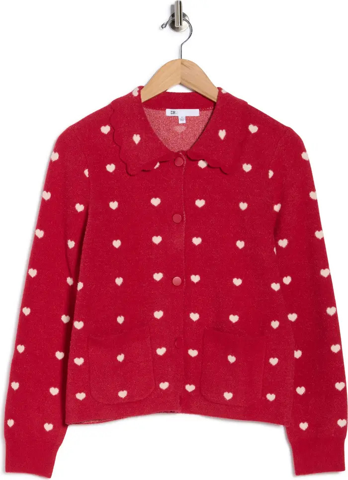 DR2 by Daniel Rainn Heart Collar Cardigan | Nordstromrack | Nordstrom Rack