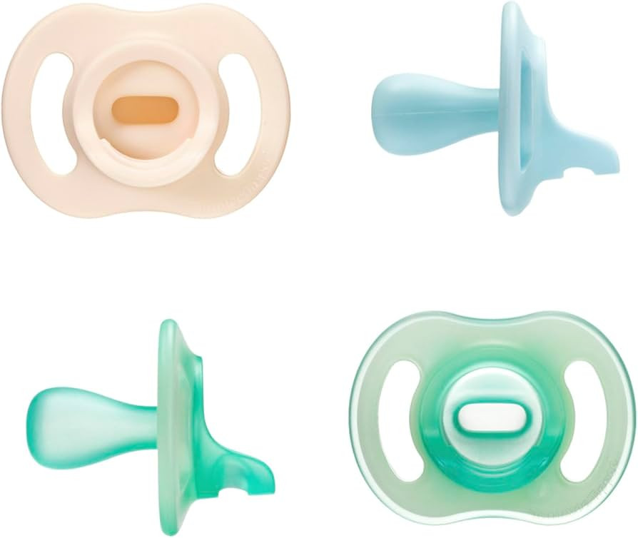 Tommee Tippee Stay Put Pacifier Set, Contains 2 Ultra-Light StayPut Glow in the Dark Pacifiers an... | Amazon (US)