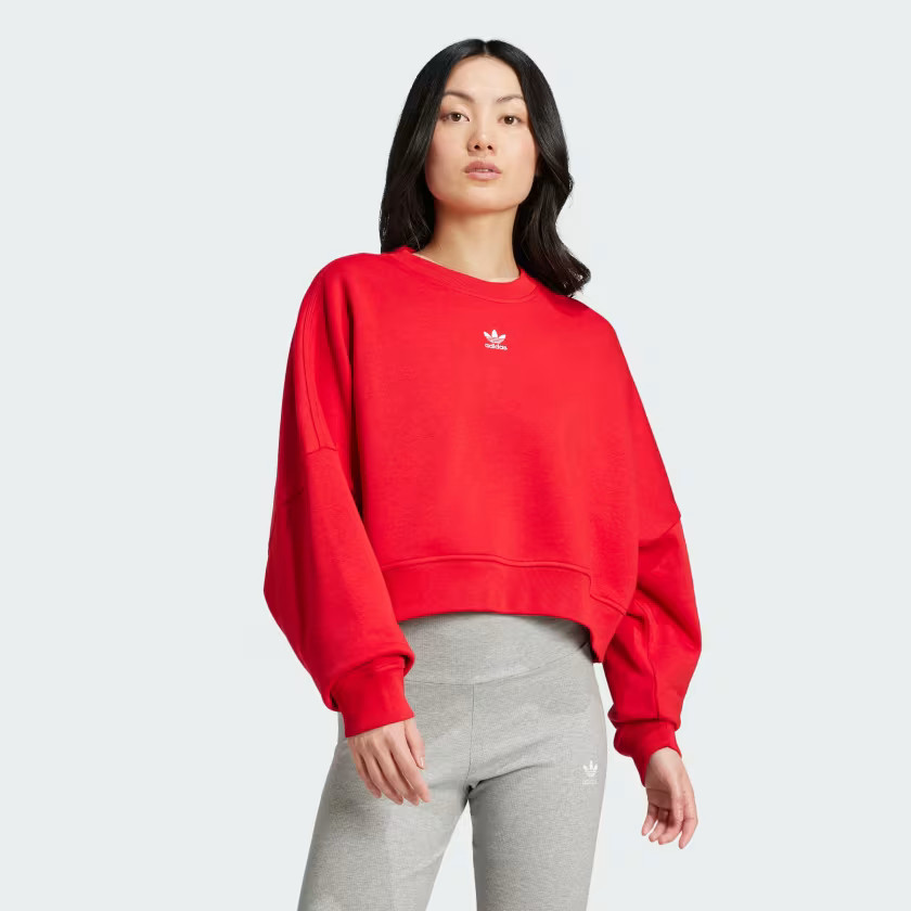 Essentials Crew Fleece Sweatshirt | adidas (US)