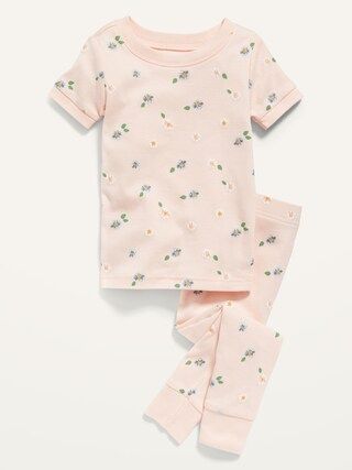 Unisex Short-Sleeve Pajama Set for Toddler & Baby | Old Navy (CA)