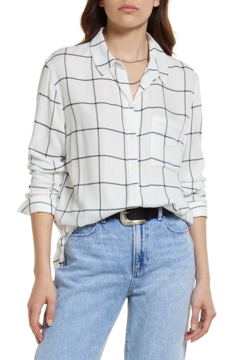 Plaid Boyfriend Shirt | Nordstrom
