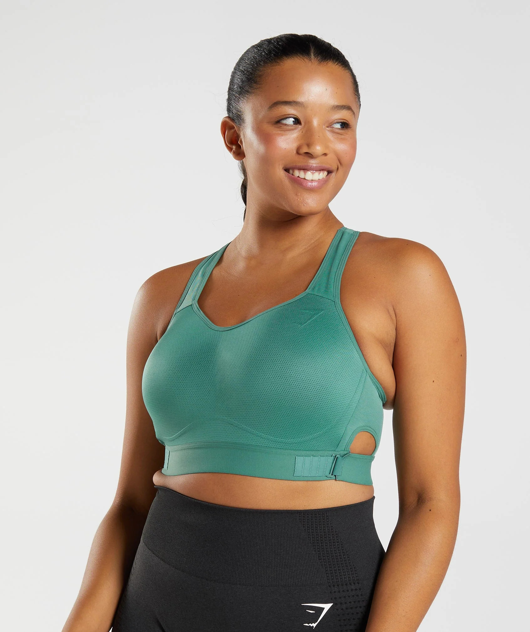 Gymshark Racerback High Support Sports Bra, B/C-E/F - Hoya Green | Gymshark US