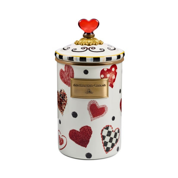 MacKenzie-Childs Love Large Canister | MacKenzie-Childs