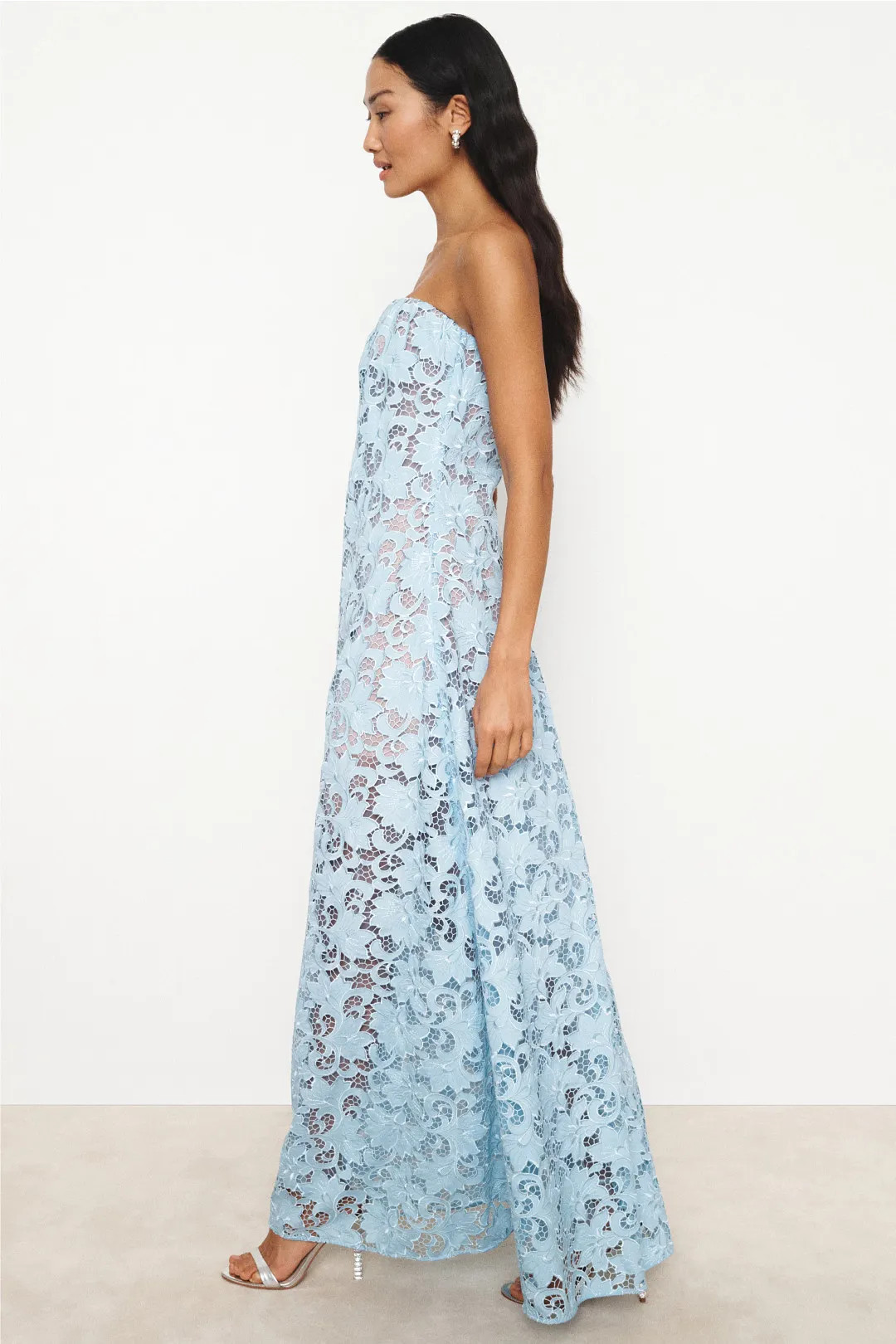 Lindsey Lace Strapless Dress | Rent the Runway