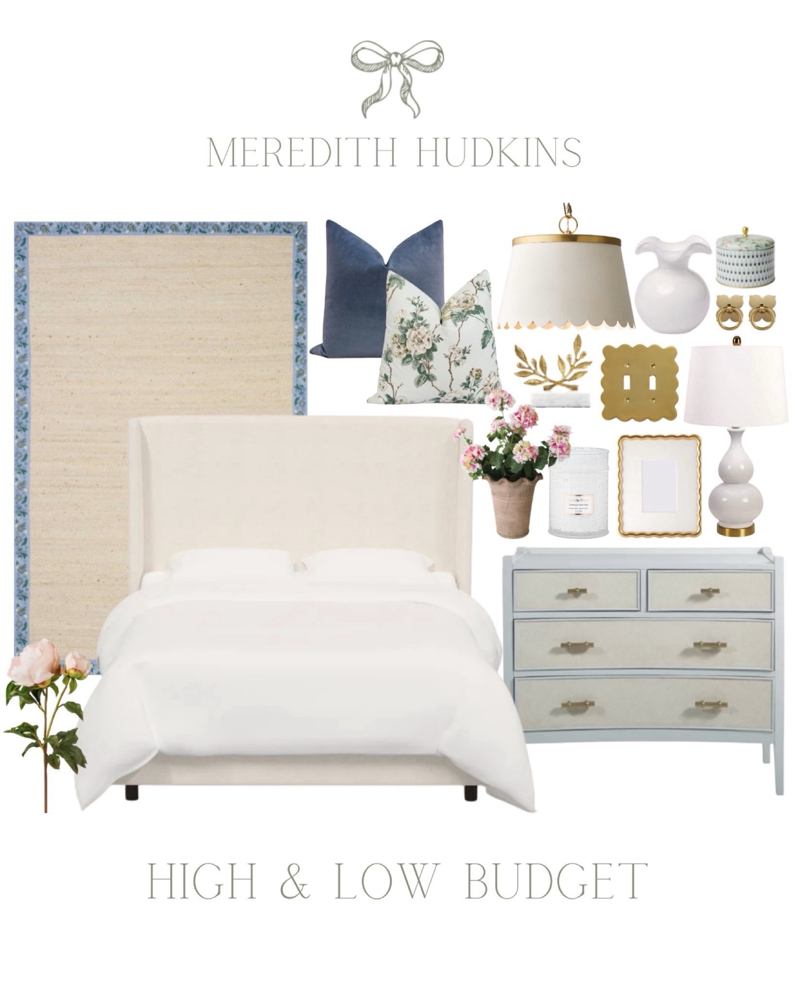 Wayfair, wing back headboard, rifle paper company rug, jute rug, natural rug, preppy, classic, timeless, traditional, grand millennial, coastal home, condo, beach house, faux florals, Pottery Barn, Etsy, velvet pillow cover, blue pillow, blue and white home, floral pillow cover, scalloped lighting, pendant, chandelier, table lamp, picture frame, candle, potted flowers, hardware, decorative accents, decorative accessories, vase,

#LTKSaleAlert #LTKFindsUnder50 #LTKHome