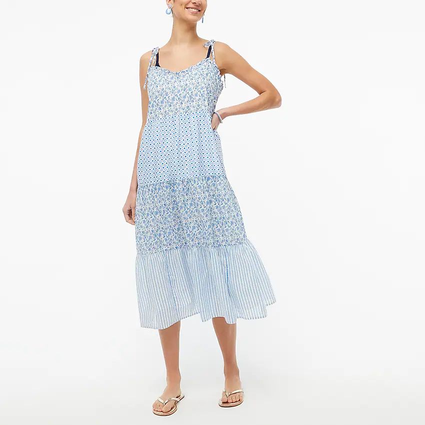 Ruffle tiered maxi cover-up dress | J.Crew Factory