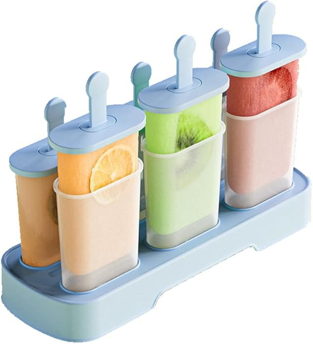 Popsicle Molds Set 6 Pieces Ice Popsicle Maker-BPA Free,Easy-Release Ice Pop Molds,Homemade Ice C... | Amazon (US)