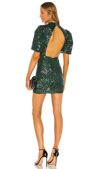 Cassie Mini Dress in Green | Revolve Clothing (Global)