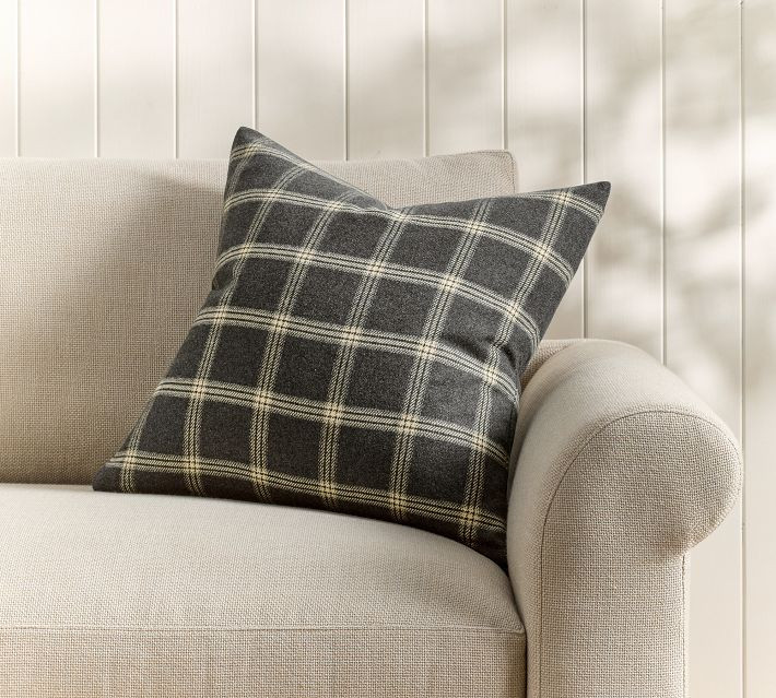 Everette Plaid Pillow Cover | Pottery Barn (US)