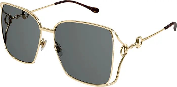 Gucci 61mm Square Sunglasses | Nordstrom | Nordstrom