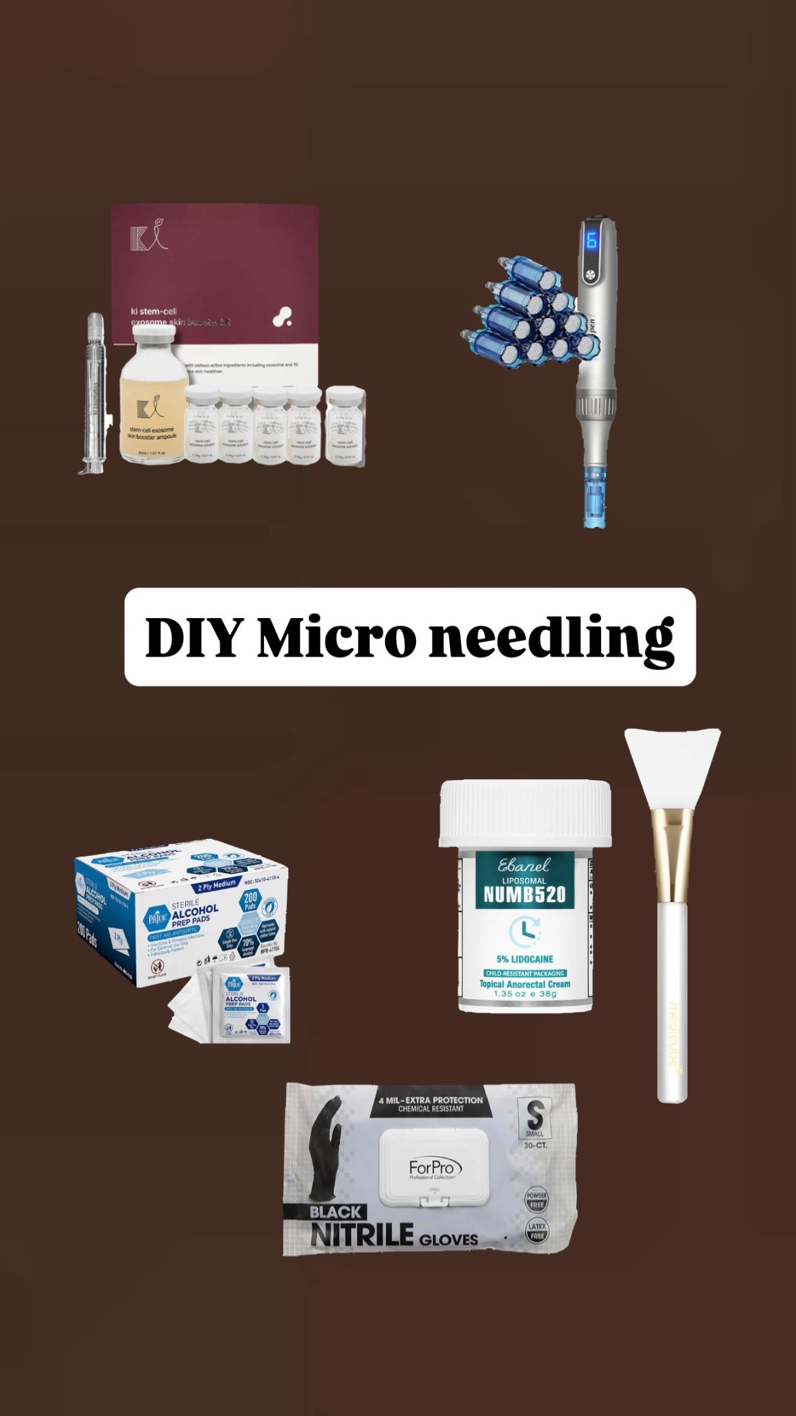 Everything I use for micro needling at home ￼

#LTKU #LTKBeauty