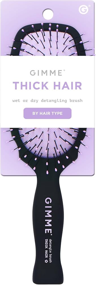 Gimme Beauty Detangling Brush - Curved Paddle Brush for Breakage-Free Detangling - Anti-Static & ... | Amazon (US)