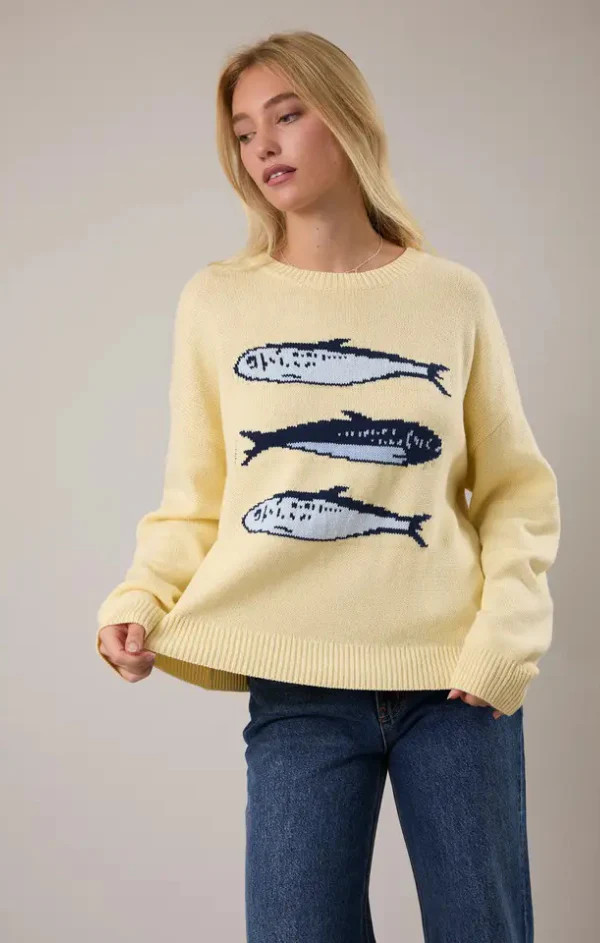 School of Fish Sardine Sweater | Mint Clothing Boutiques