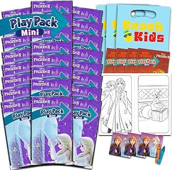 Disney Frozen Mini Party Favors Set for Kids - Bundle with 24 Mini Frozen Grab n Go Play Packs wi... | Amazon (US)