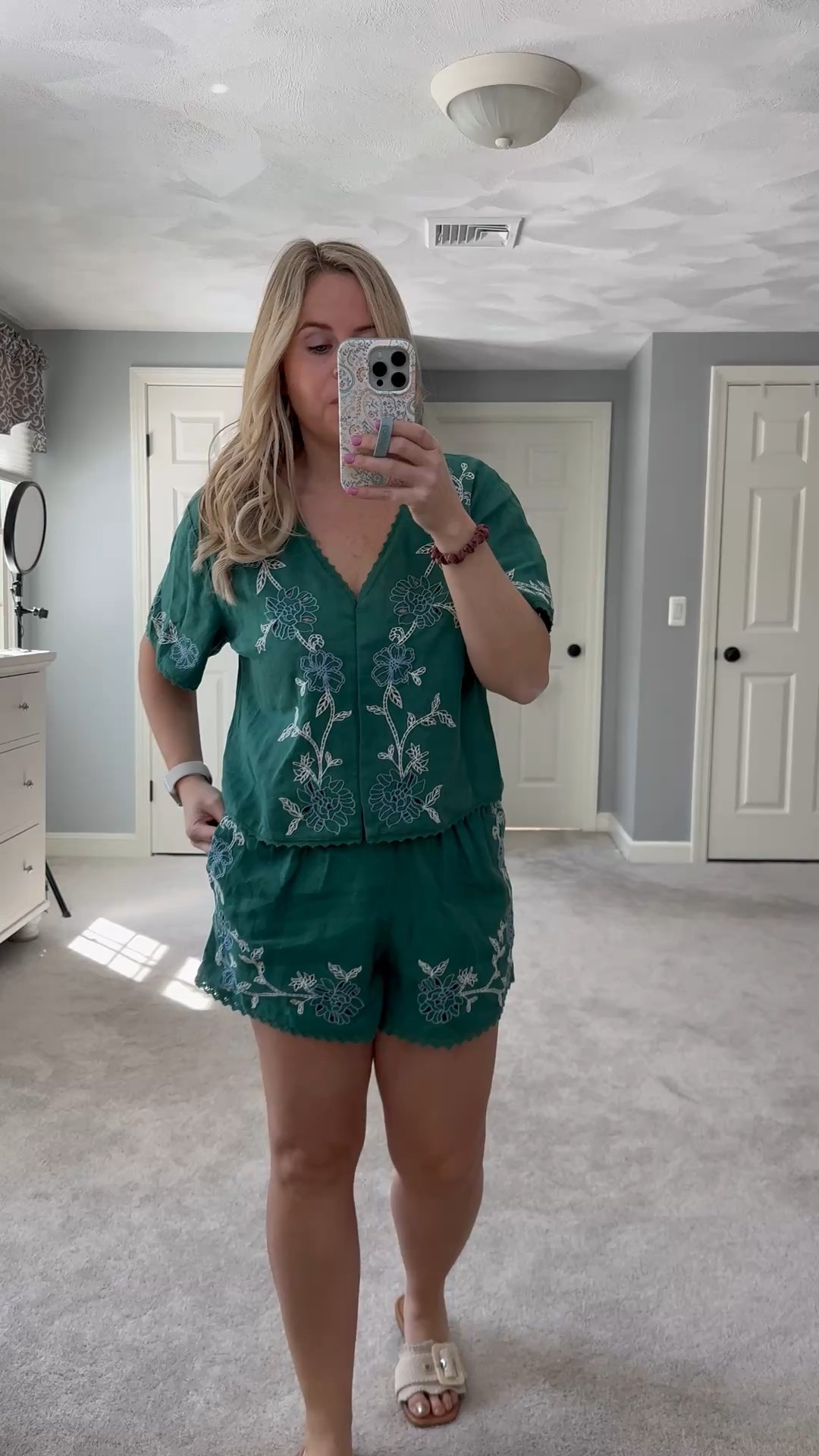 Target style, matching set, linen set, green matching set, vacation set, vacation outfit, petite outfit
Size small in both @Target 

#LTKootd #LTKPetite #LTKSeasonal