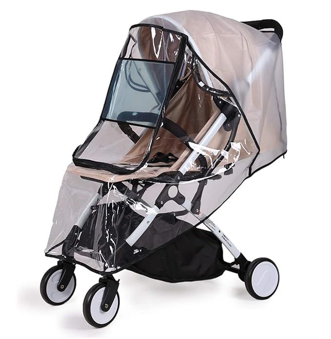 Bemece Stroller Rain Cover Universal, Baby Travel Weather Shield, Windproof Waterproof, Protect f... | Amazon (US)