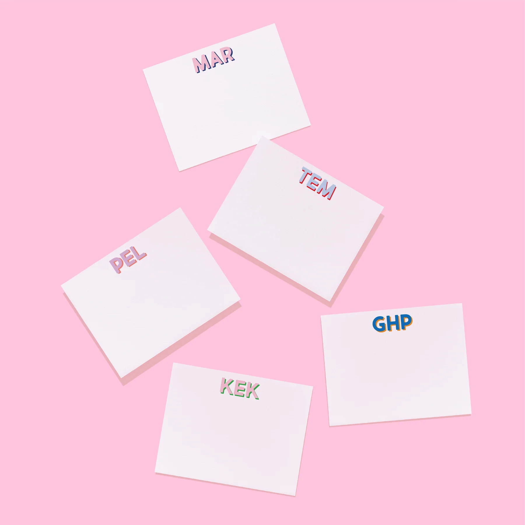 Modern Classics Monogram Personalized Stationery | Joy Creative Shop