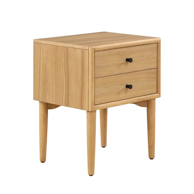 Better Homes & Gardens Bristol Nightstand with Solid Wood Frame, Natural Oak finish, by Dave & Je... | Walmart (US)