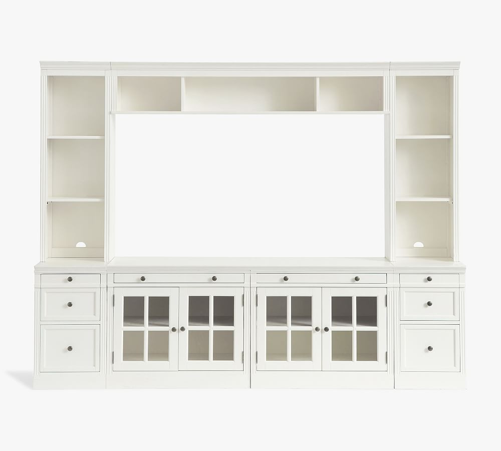 Livingston 7-Piece Entertainment Center | Pottery Barn (US)