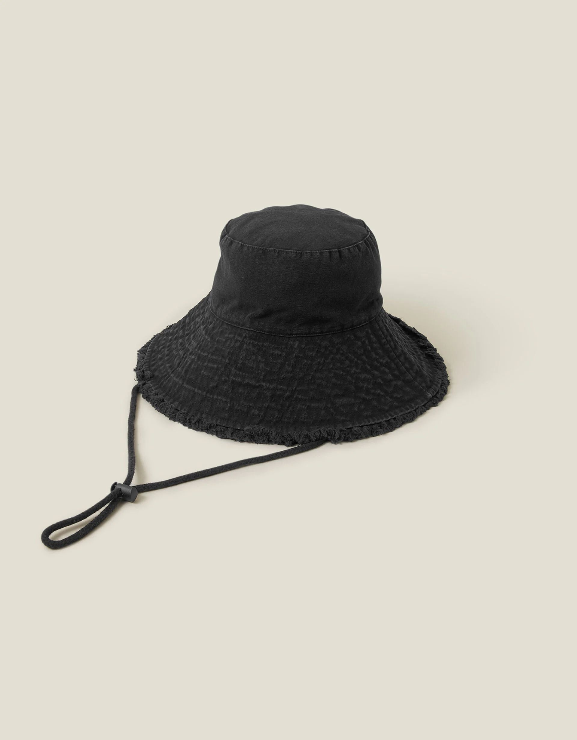 Lace Trim Bucket Hat Black | Accessorize (Global)