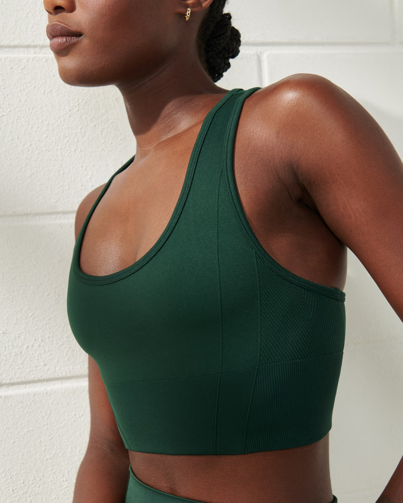 YPB seamlessCORE Scoopneck Slim Tank | Abercrombie & Fitch (US)