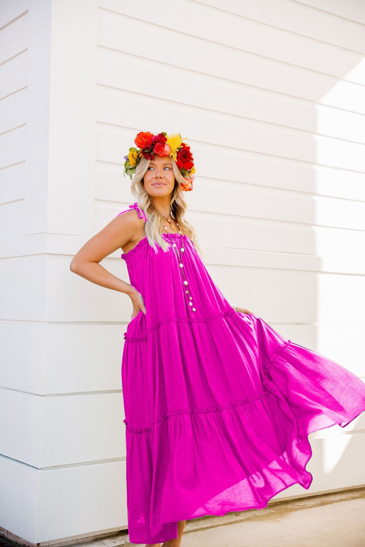 MALIBU RUFFLE MAXI | Judith March