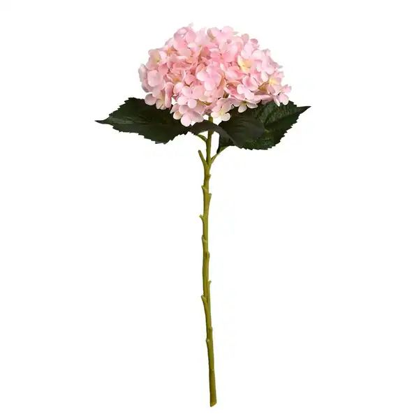 Vickerman 19" Pink Hydrangea Floral Stem | Bed Bath & Beyond