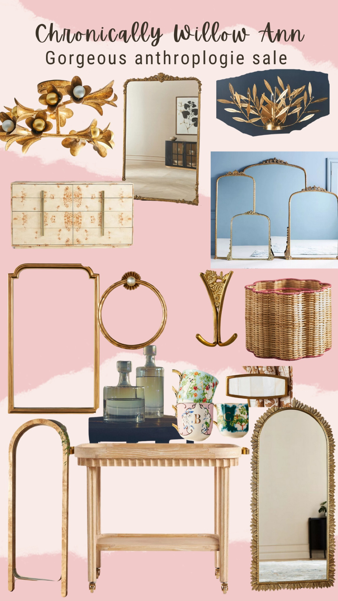 My favorite home decor pieces that are all on sale up to 40% off at Anthropologie. I love the unique and individualistic style and designs. So elegant and fun! I love these mirrors too!

#LTKhome #LTKsalealert #LTKSpringSale