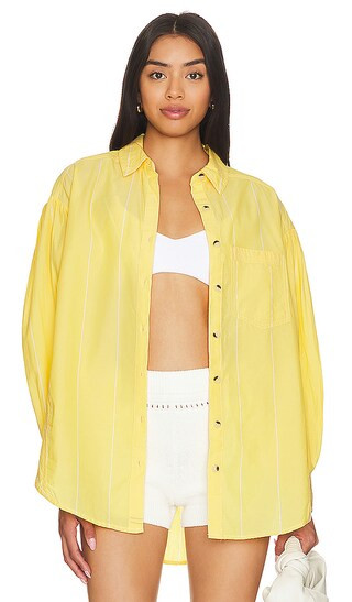 Happy Hour Stripe Top in Yellow Combo | Revolve Clothing (Global)