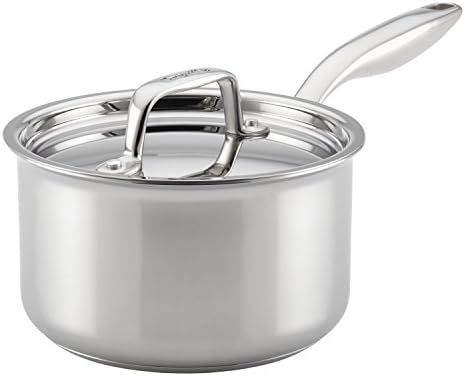 Breville Thermal Pro Stainless Steel Sauce Pan/Saucepan with Lid, 2 Quart, Silver | Amazon (US)