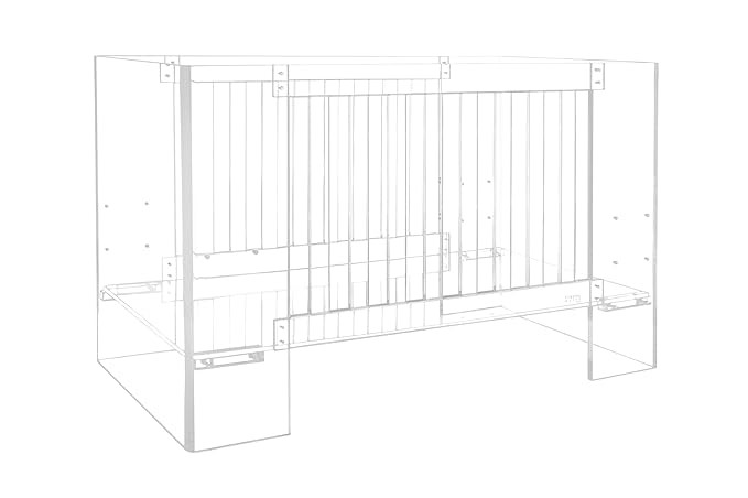 Nursery Works Vetro Crib in Clear Acrylic | Amazon (US)
