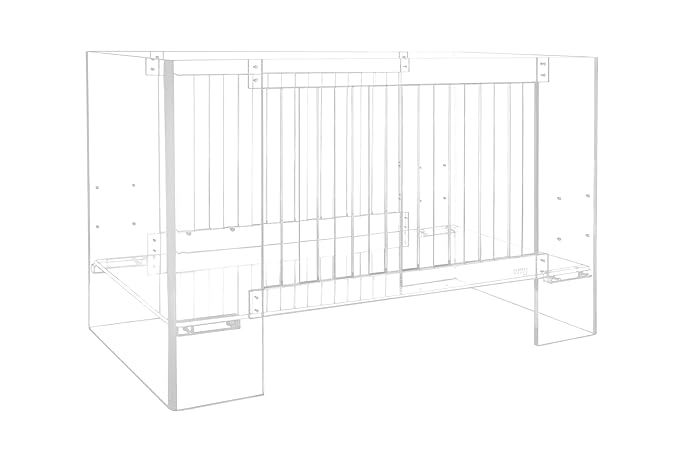 Nursery Works Vetro Crib in Clear Acrylic | Amazon (US)