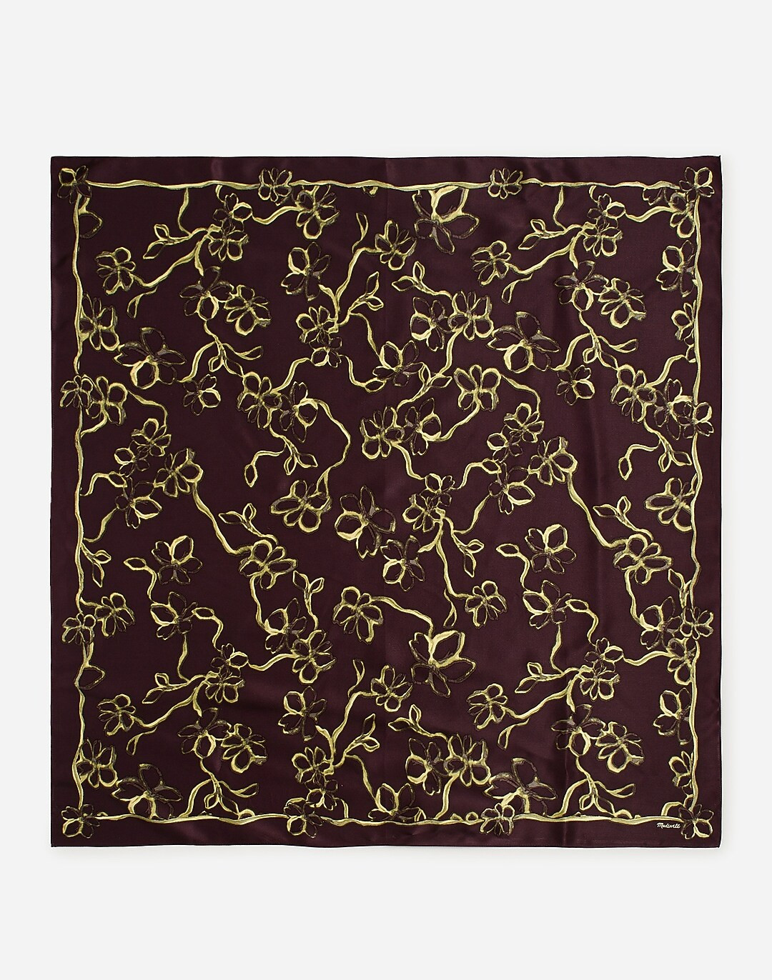 Silk Oversized Bandana | Madewell