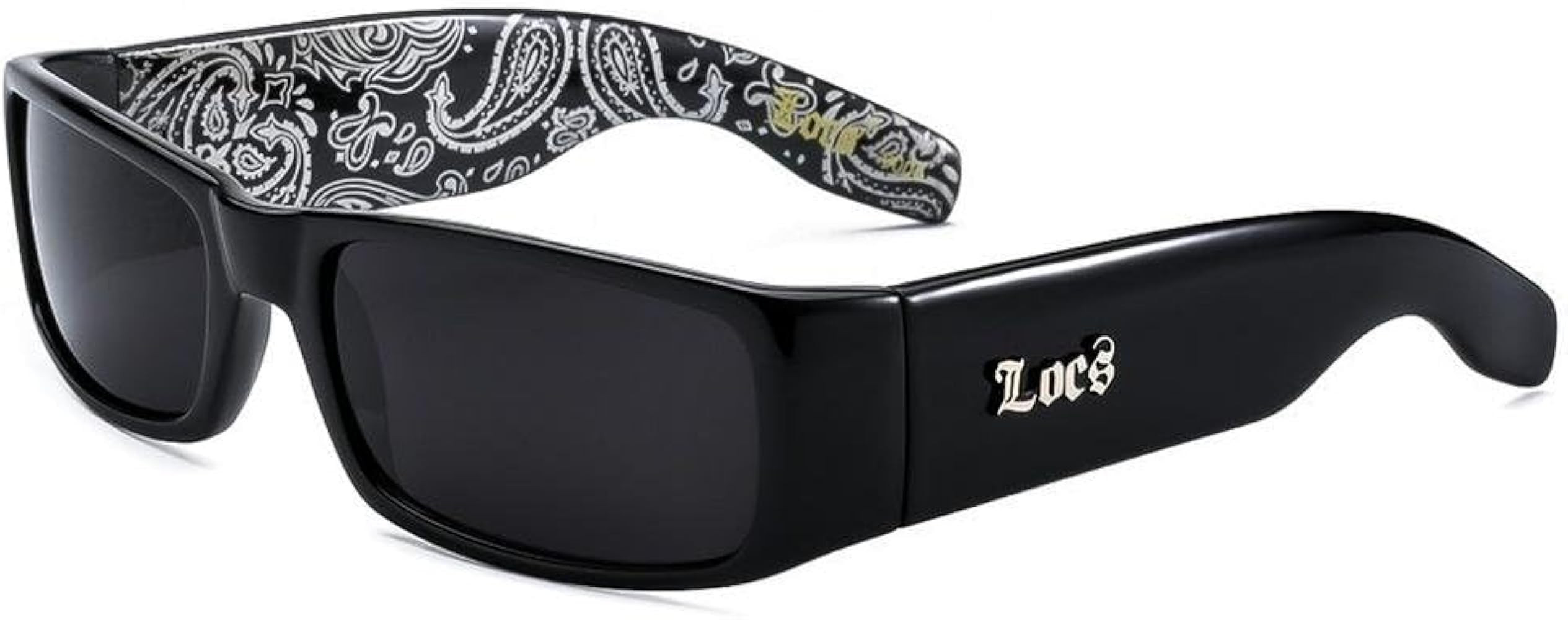 Locs Mens Hardcore Gangster Sunglasses Bandana Print | Amazon (US)