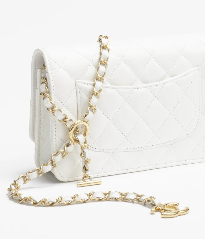 Pearly Grained Calfskin & Gold-Tone Metal | Chanel, Inc. (US)