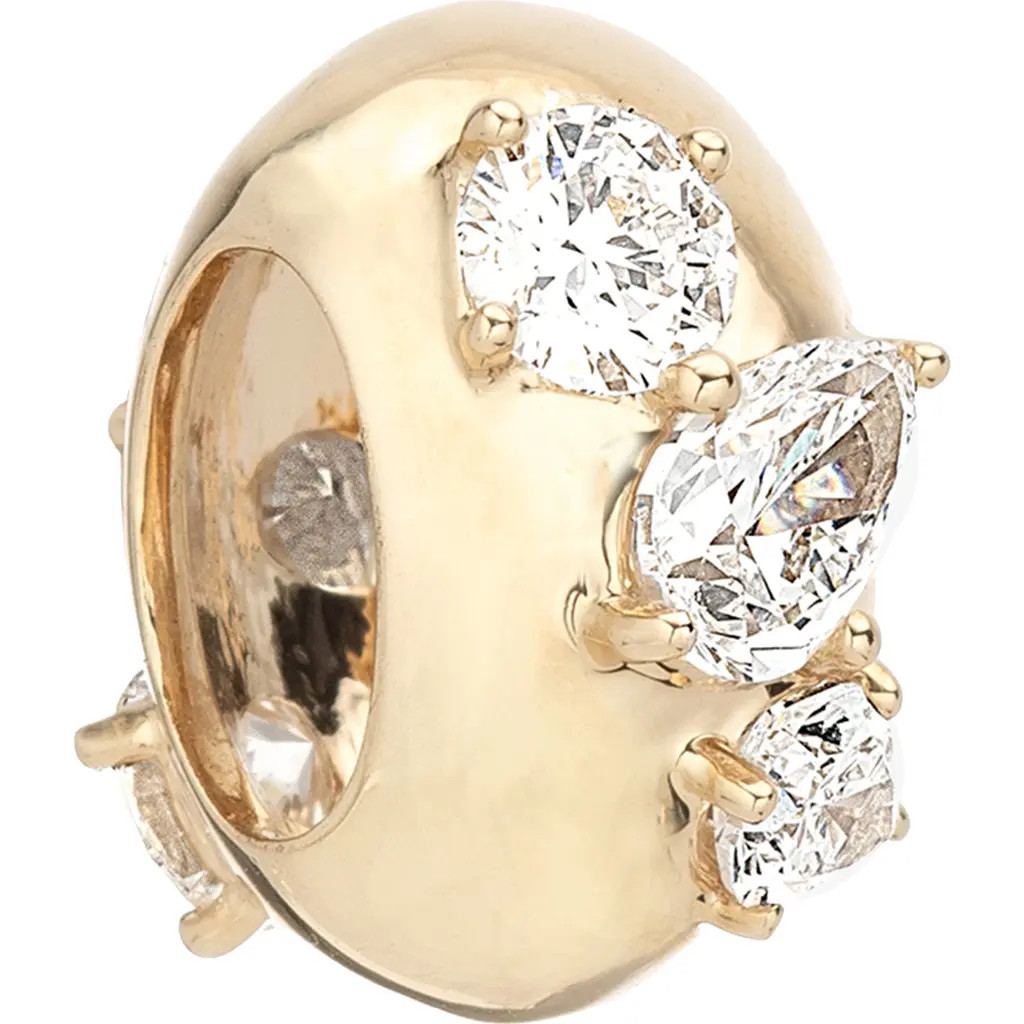 Adina Reyter Lab-Grown Diamond Cluster Charm in Yellow Gold at Nordstrom | Nordstrom