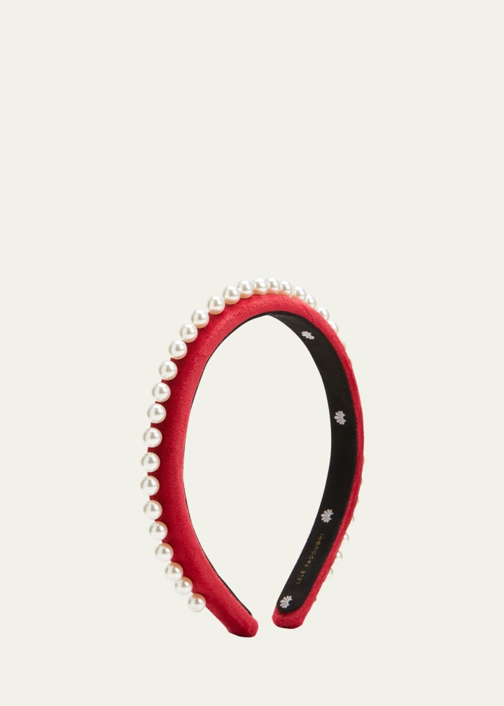 Lele Sadoughi Gigi Pearly Headband | Bergdorf Goodman