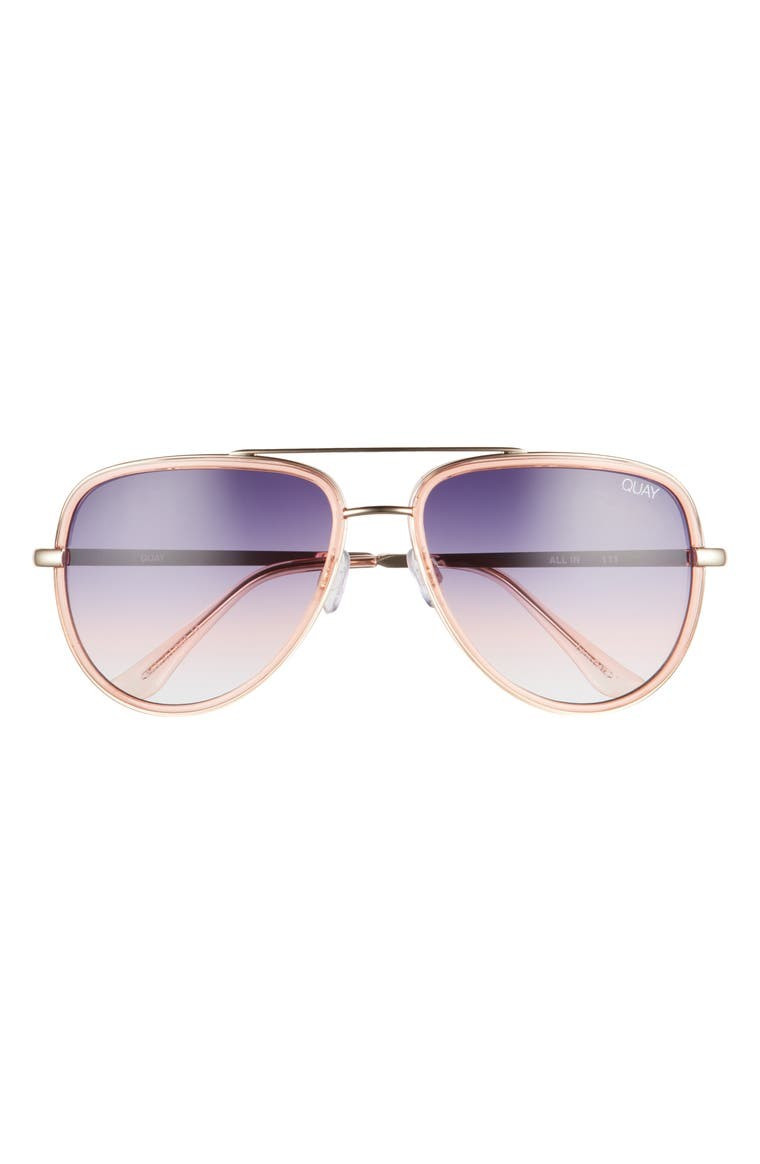 All In 58mm Aviator Sunglasses | Nordstrom