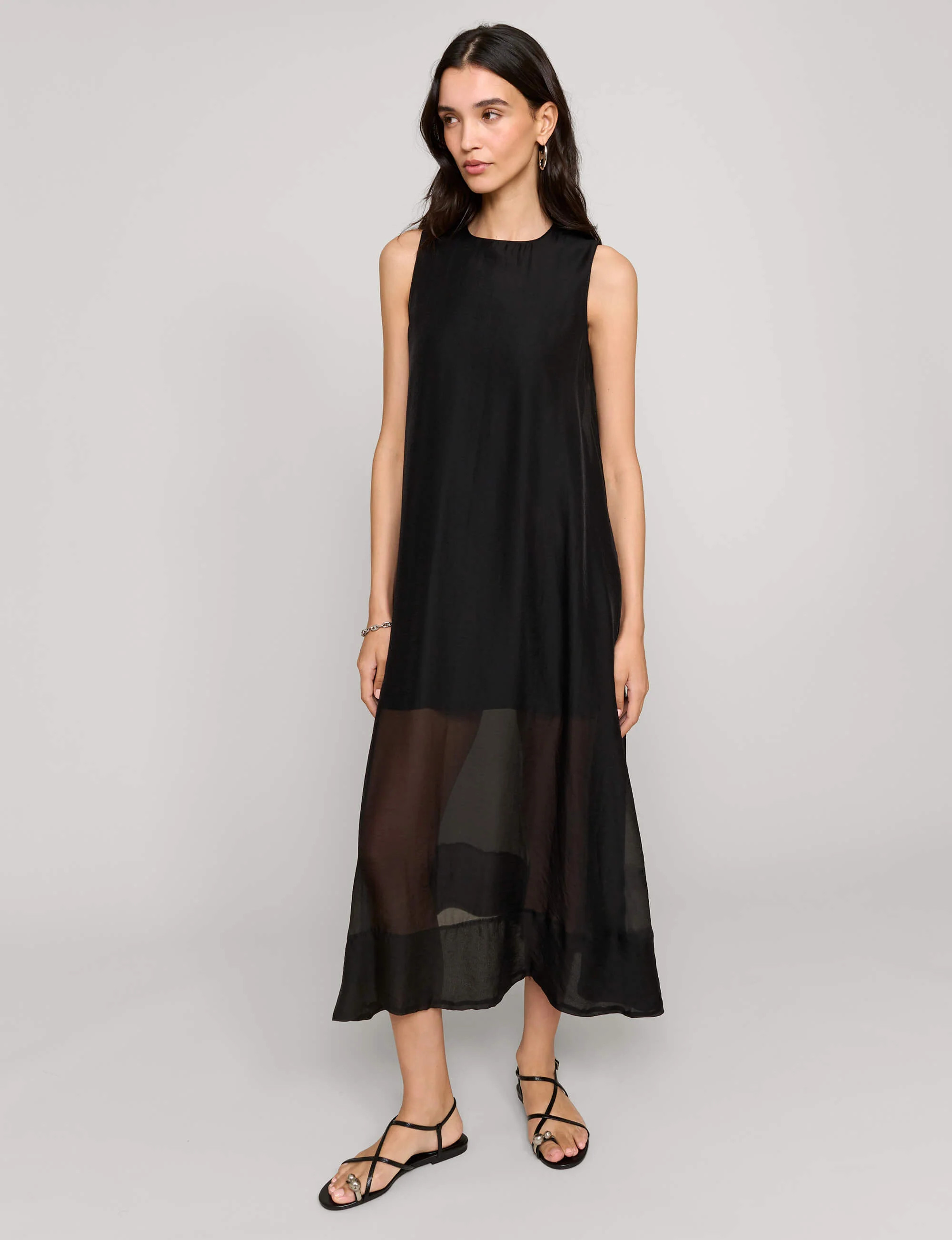 Layered Sheer A-line Dress-BESTSELLER | Pixie Market