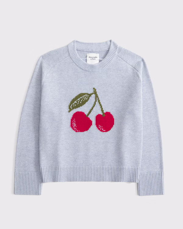 The A&F Madeline Cherry Crew Sweater | Abercrombie & Fitch (US)