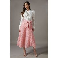 3D Flower Midi Skirt | Debenhams UK