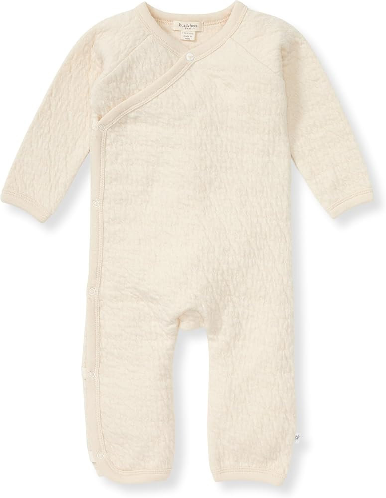 Burt's Bees Baby Boys' 100% Organic One-Piece Long Sleeve Coverall | Amazon (US)