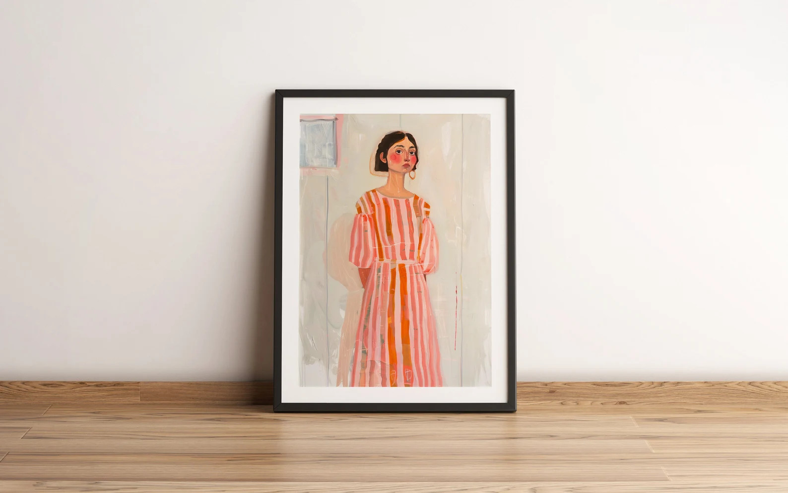 WOMAN PORTRAIT Portrait Painting, Contemporary Oil Painting, Printable Wall Art, Digital Download... | Etsy (US)